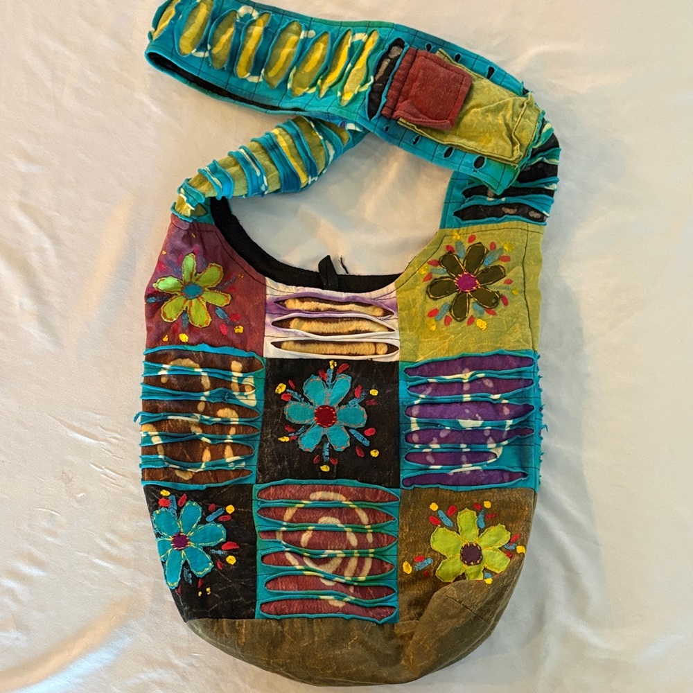 Colorful Patchwork Shoulder Bag